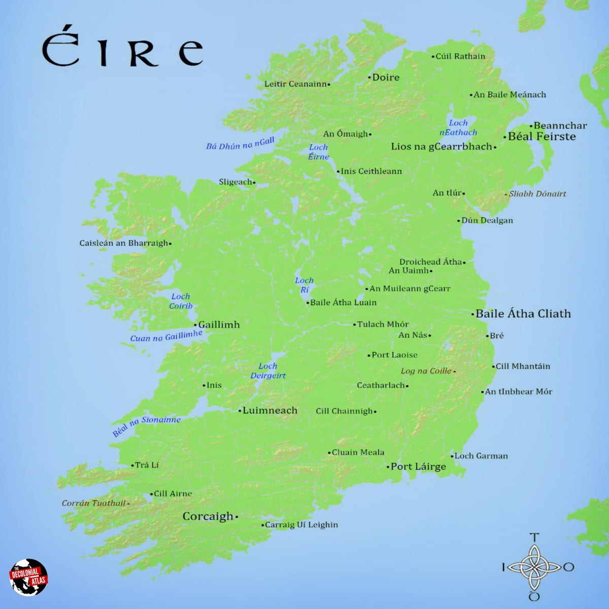 რუკა eire