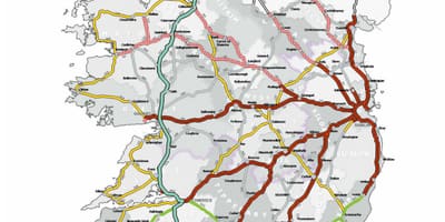 Aa route planner ირლანდია რუკა