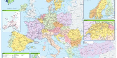 რუკა eurail ირლანდია